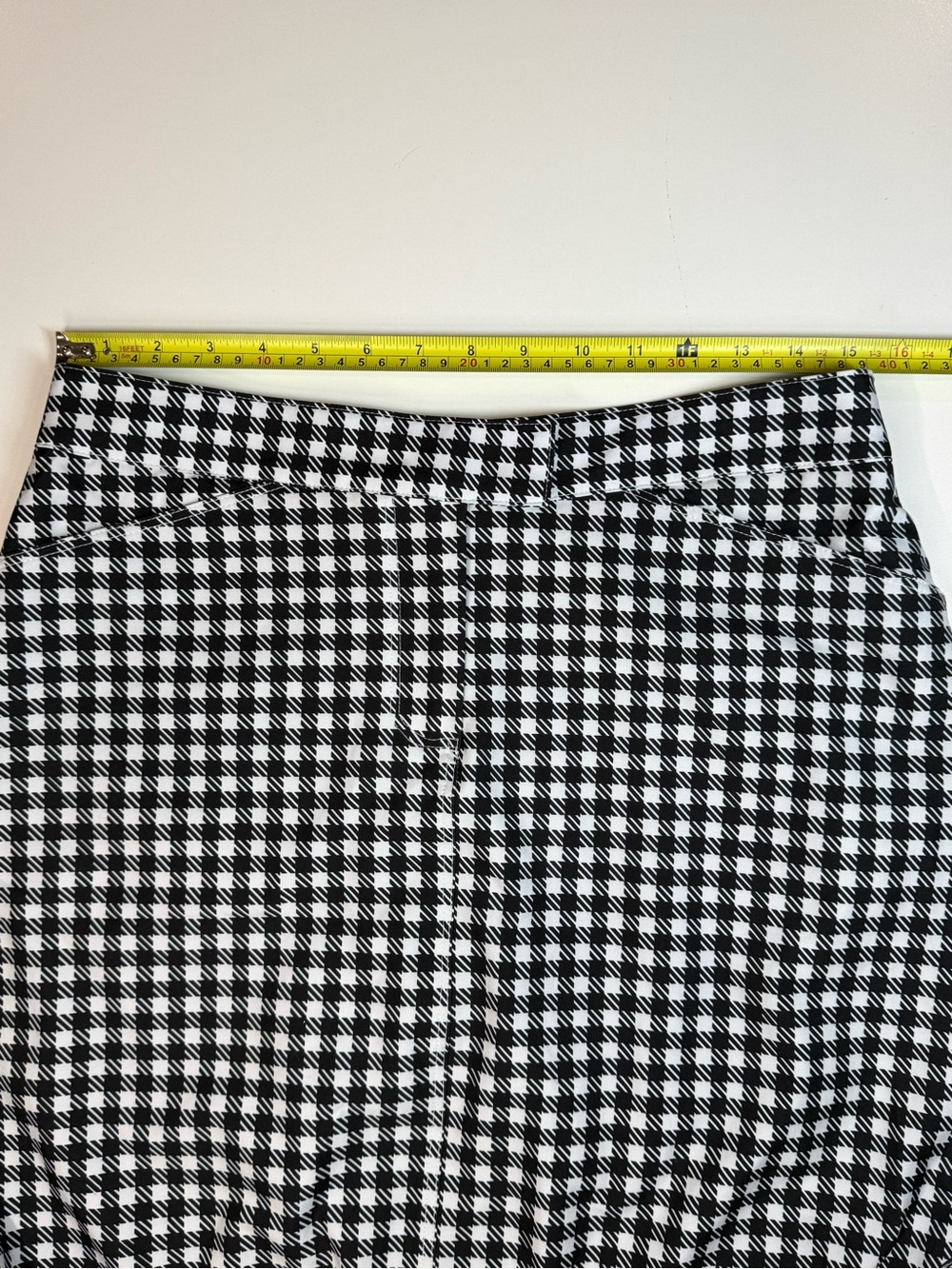 GGblue Gingham Golf/Tennis Skort Size 6 NWT Black White Athletic Skirt - Picture 4 of 12